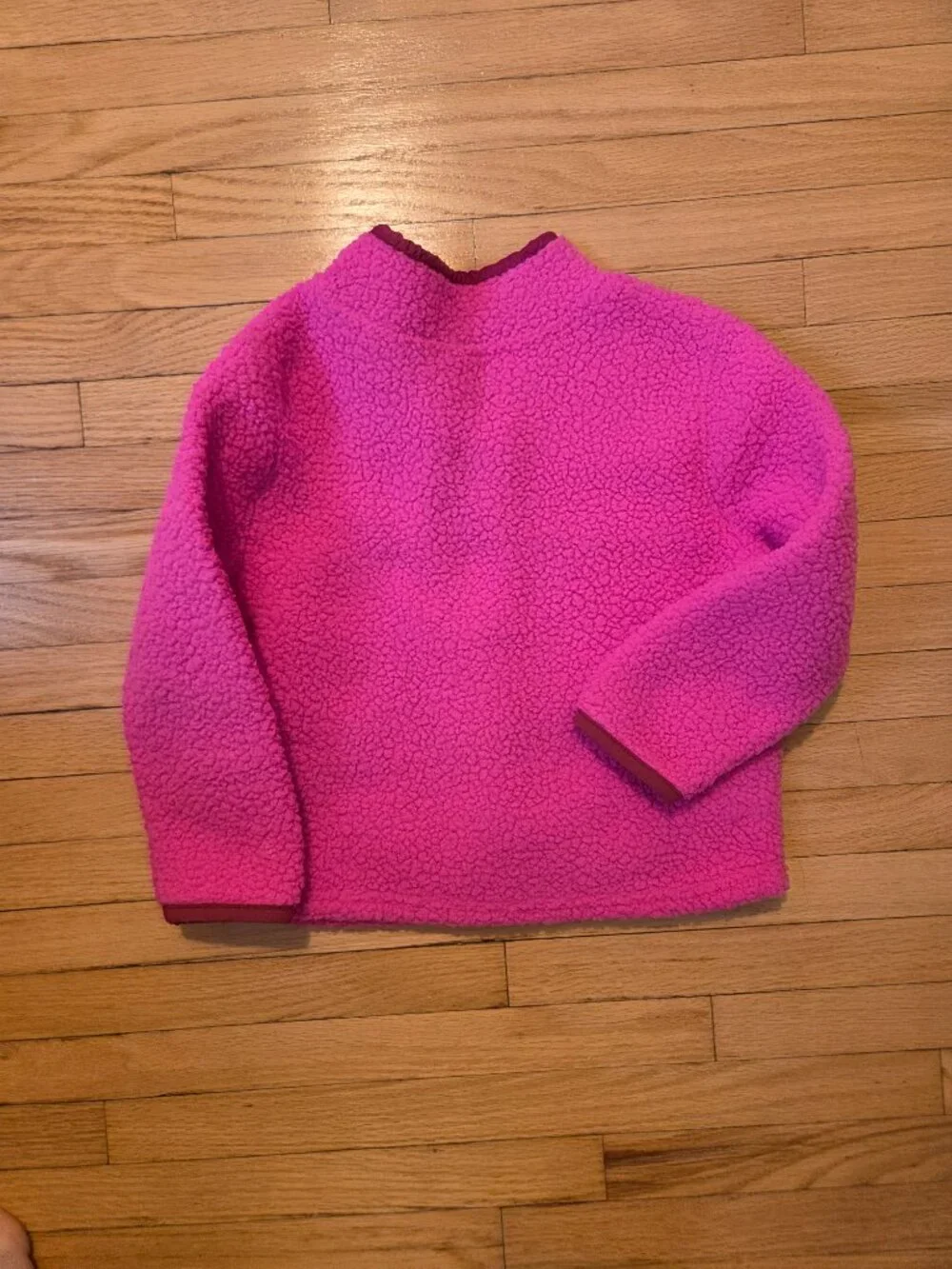 Baby Gap Pink Fleece Sherpa Pullover 2T